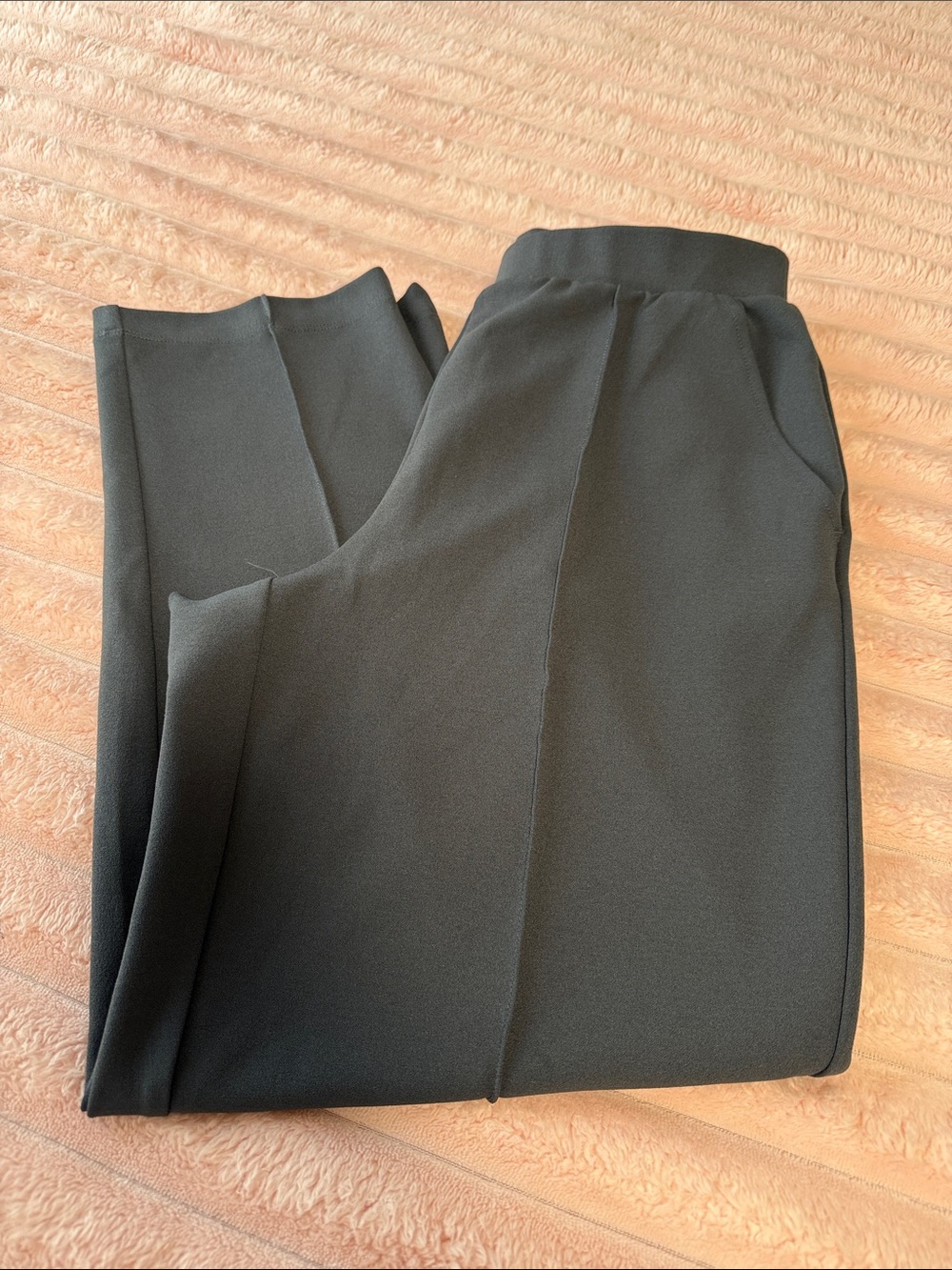 LOFT Pull-On Straight Leg Dress Pants